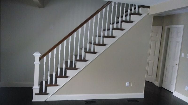 custom staircase built by good to go maintenance long island